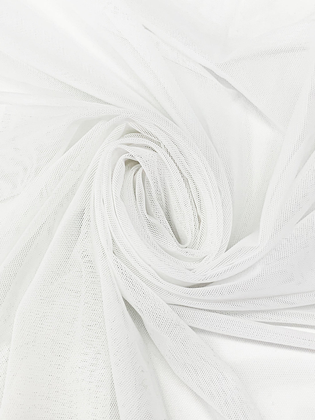 White Nylon/Lycra Power Mesh Knit 60W