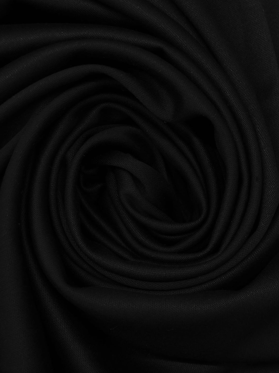 Black/Polyester/Rayon/Lycra Sateen Suiting 50W