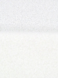 White Polyester/Cotton Nantucket Fleece 60W