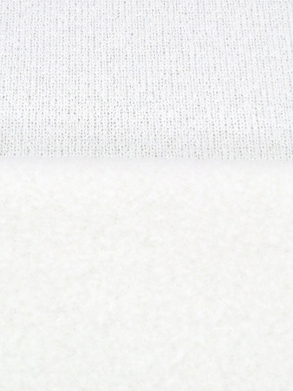 White Polyester/Cotton Nantucket Fleece 60W