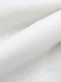 White Polyester/Cotton Nantucket Fleece 60W