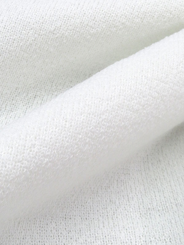 White Polyester/Cotton Nantucket Fleece 60W