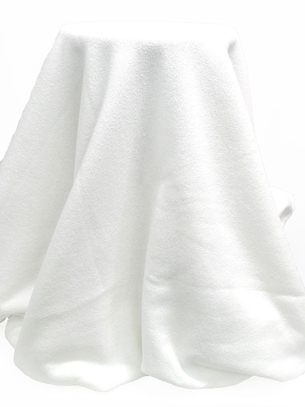 White Polyester/Cotton Nantucket Fleece 60W