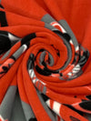 Vermilion Red/Dark Salmon/Black/Gray 100% Polyester Disney Pixar's The Incredibles Print Fleece 56W