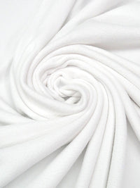 White 100% Polyester Fleece 54W