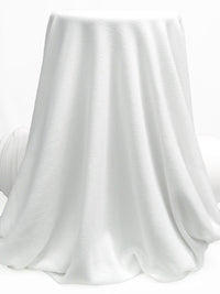 White 100% Polyester Fleece 54W