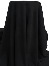 Black 100% Polyester Double Faced Grid Weave Sherpa Fleece - Malden Mills - 68W