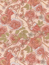 Champagne Pink/Old Rose/Moss Green/Multi 100% Cotton Disney's Sleeping Beauty Aurora Floral Print Quilt Weight Woven 44W