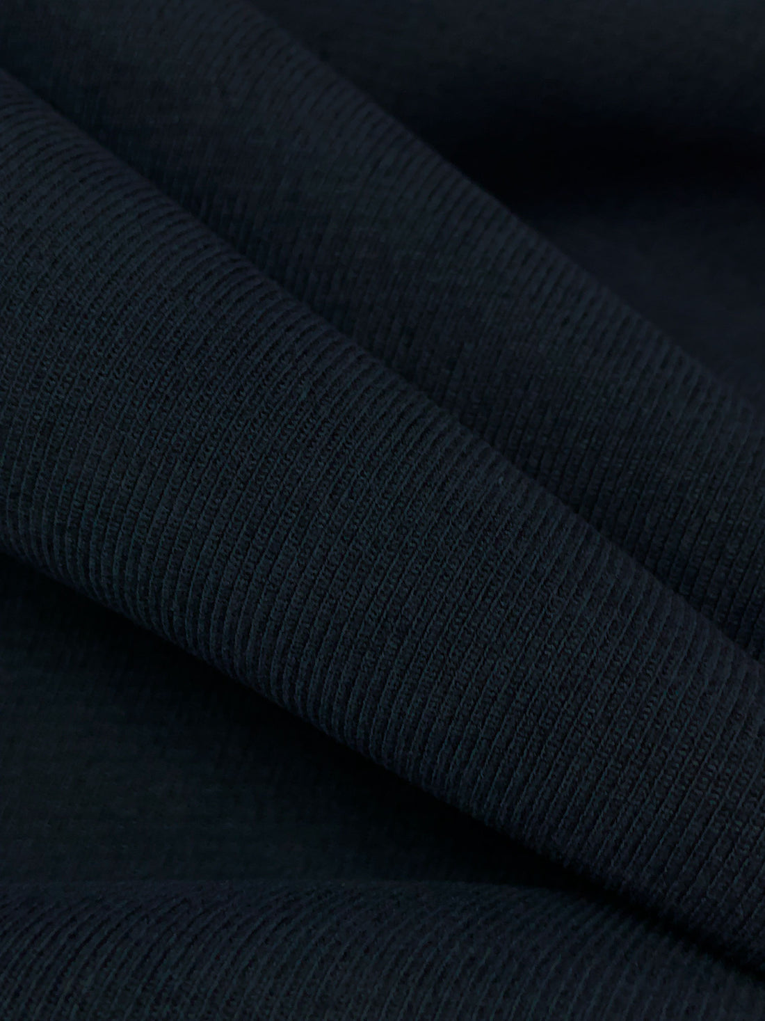 Deep Muted Ocean Navy Polyester/Lycra Suede-Like Twill Suiting - NY Designer - 58W