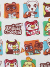 White/Cinnamon/Leaf Green/Multi 100% Cotton Animal Crossing Friends Print Quilt Weight Woven 43W