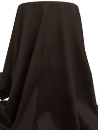 Midnight Brown Cotton/Lycra Stretch Poplin Shirting 57W