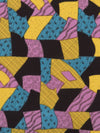 Marigold/Dusty Lilac/Munsell Blue/Black Cotton/Lycra Sally Patch Print Jersey Knit 59W