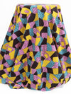Marigold/Dusty Lilac/Munsell Blue/Black Cotton/Lycra Sally Patch Print Jersey Knit 59W