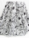White/Black Cotton/Lycra Tossed World Of Nightmare Before Christmas Print Jersey Knit 58W