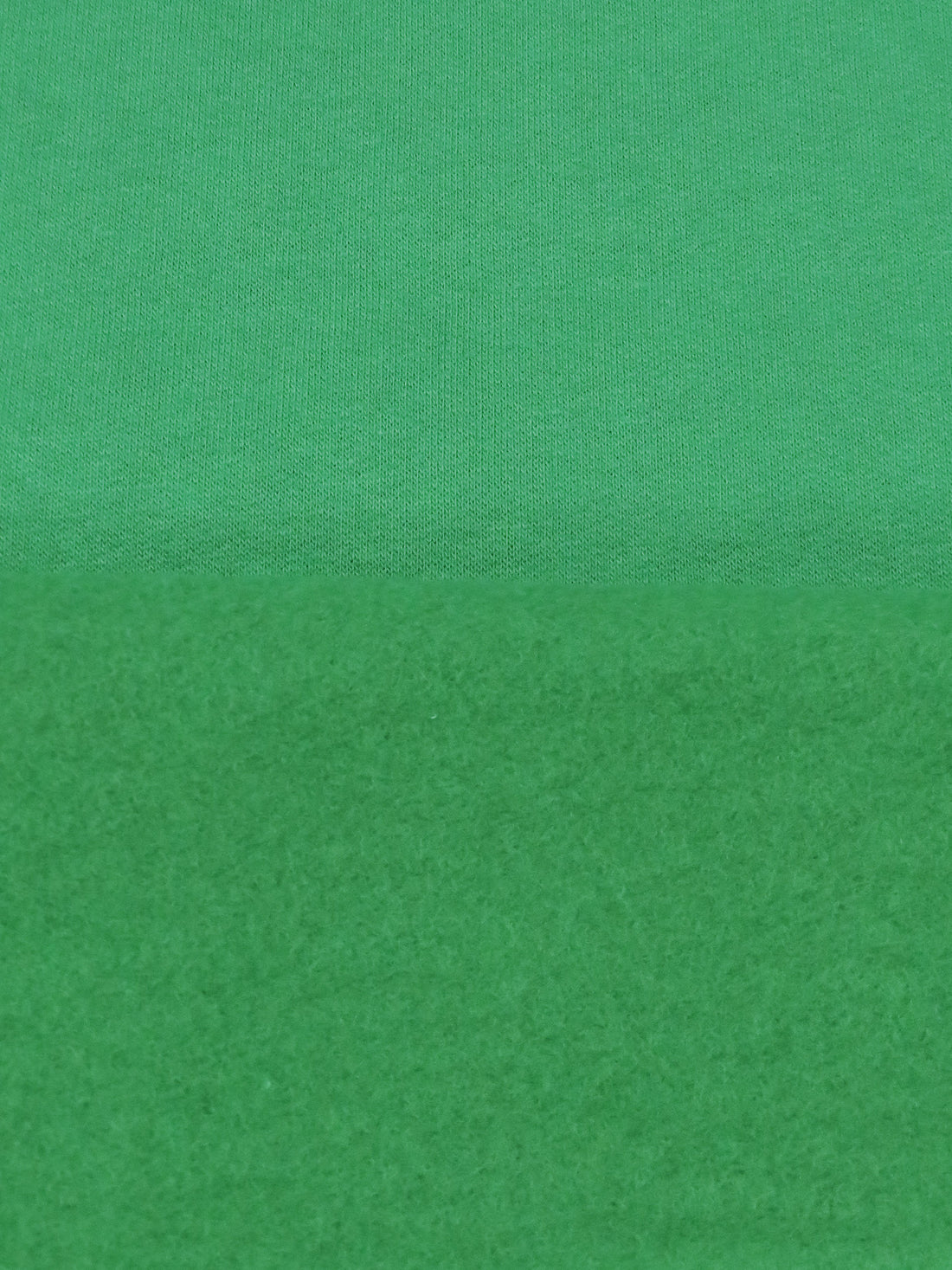 Clover Green Cotton/Polyester Sweatshirt Fleece 54W
