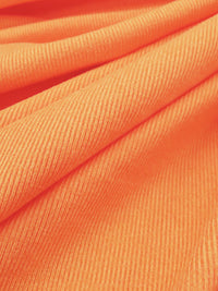 Neon Carrot Cotton/Modal/Spandex Rib Knit - Beyond Yoga - 60W