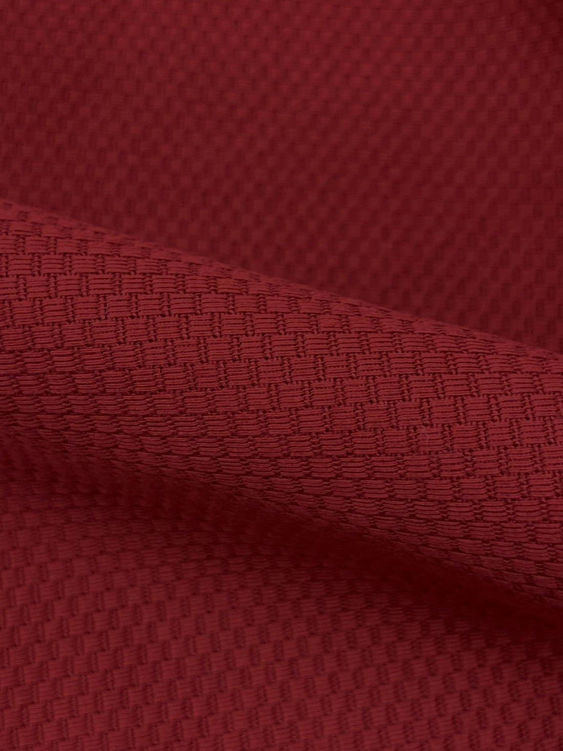 Royal Red 100% Cotton Pique Bottom Weight Woven 56W