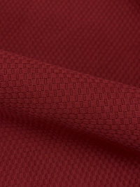 Royal Red 100% Cotton Pique Bottom Weight Woven 56W