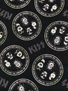Black/White 100% Cotton Kiss Rock Names Print Quilt Weight Woven 43W