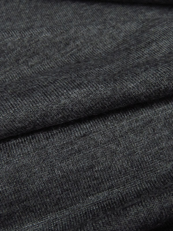 Heathered Iron Gray Rayon/Spandex Jersey Knit 58W