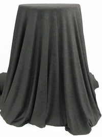 Heathered Iron Gray Rayon/Spandex Jersey Knit 58W