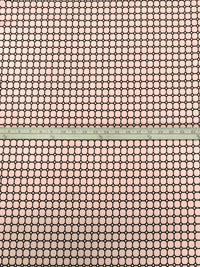 Pink Sand/Black Polyester/Lycra Tilework Print ITY Knit 62W