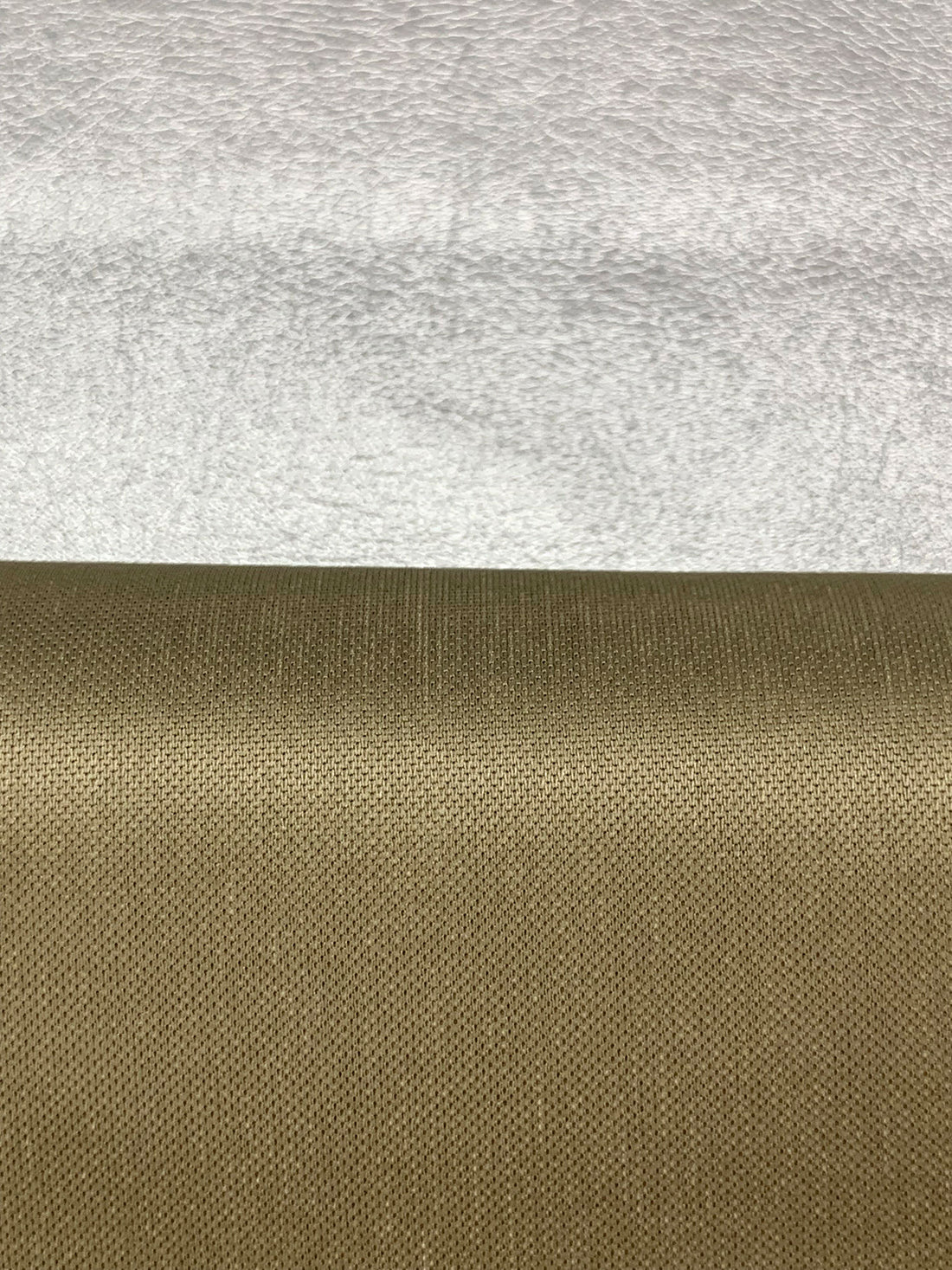 Platinum Polyurethane/Lycra Stretch Faux Leather Knit - Luxe Resort Designer - 57W