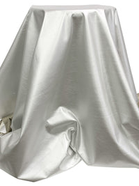 Platinum Polyurethane/Lycra Stretch Faux Leather Knit - Luxe Resort Designer - 57W