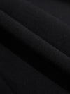 Black Polyester/Lycra ITY Knit - Famous Dress Designer - 58W