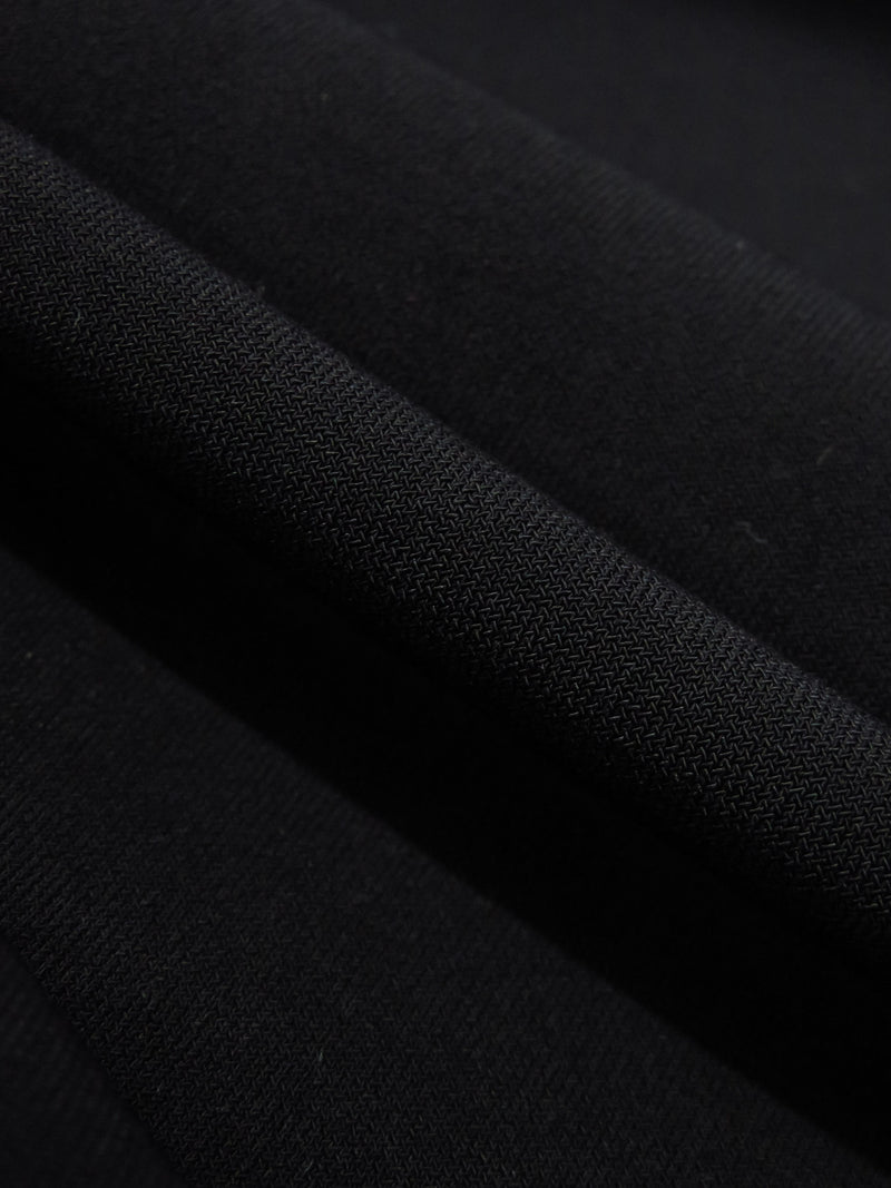 Black Polyester/Lycra ITY Knit - Famous Dress Designer - 58W