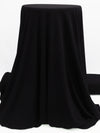 Black Polyester/Lycra ITY Knit - Famous Dress Designer - 58W