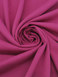 Raspberry Pink Cotton/Polyester Sweatshirt Fleece 56W