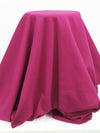 Raspberry Pink Cotton/Polyester Sweatshirt Fleece 56W