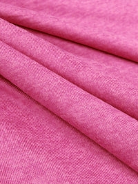 Raspberry Pink Polyester/Elastane Space-Dyed Brushed Activewear Knit - Beyond Yoga - 54W