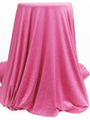 Raspberry Pink Polyester/Elastane Space-Dyed Brushed Activewear Knit - Beyond Yoga - 54W