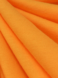 Carrot Orange Cotton/Lycra Brushed Jersey Knit - Beyond Yoga - 56W