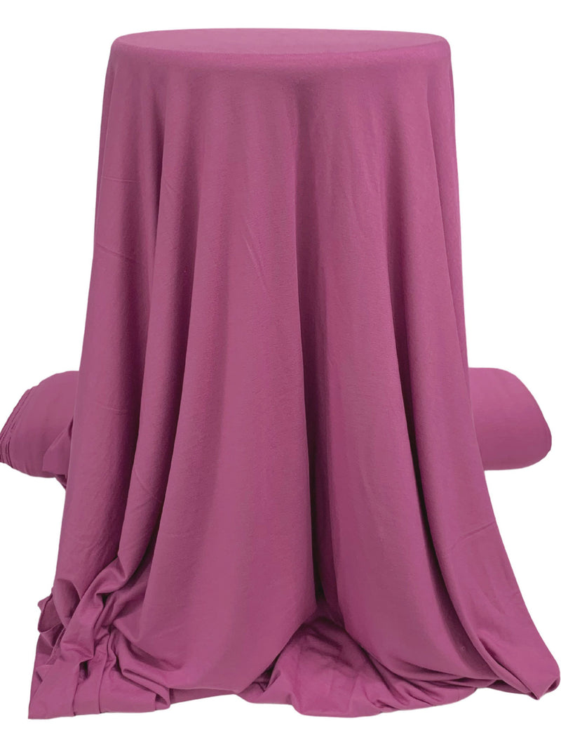 Wild Mulberry Pink Rayon/Lycra Jersey Knit 58W