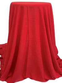 Viper Red 100% Rayon Voile - Luxe Resort Designer - 56W
