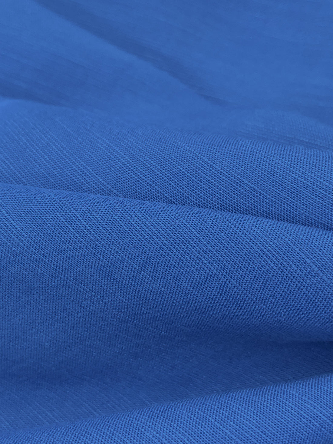 True Blue Rayon/Linen Slubbed Blouse Weight Woven - Luxe Resort Designer - 59W