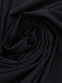 Black Nylon/Lycra Swimwear/Activewear Knit - Imported From Italy - 60W