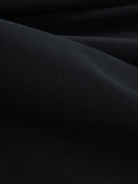 Black Nylon/Lycra Swimwear/Activewear Knit - Imported From Italy - 60W