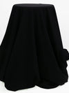 Black Nylon/Lycra Swimwear/Activewear Knit - Imported From Italy - 60W