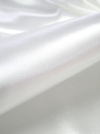 White 100% Polyester Charmeuse 58W