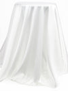 White 100% Polyester Charmeuse 58W