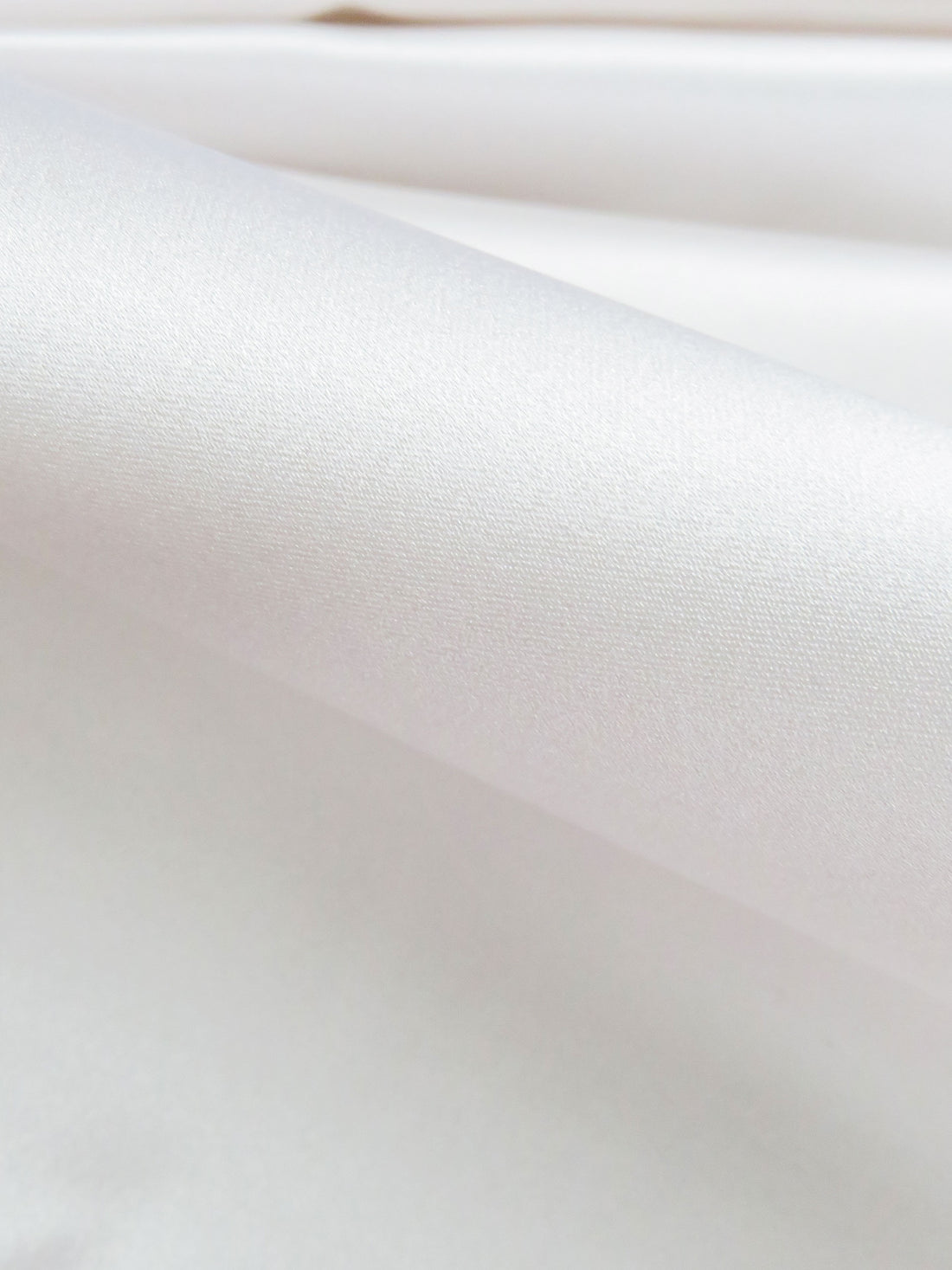 Oyster White 100% Silk Duchess Satin - Imported From Italy - 56W