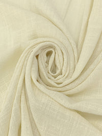 Muted Cream 100% Cotton Slubbed Gauze - Luxe Resort Designer - 47W