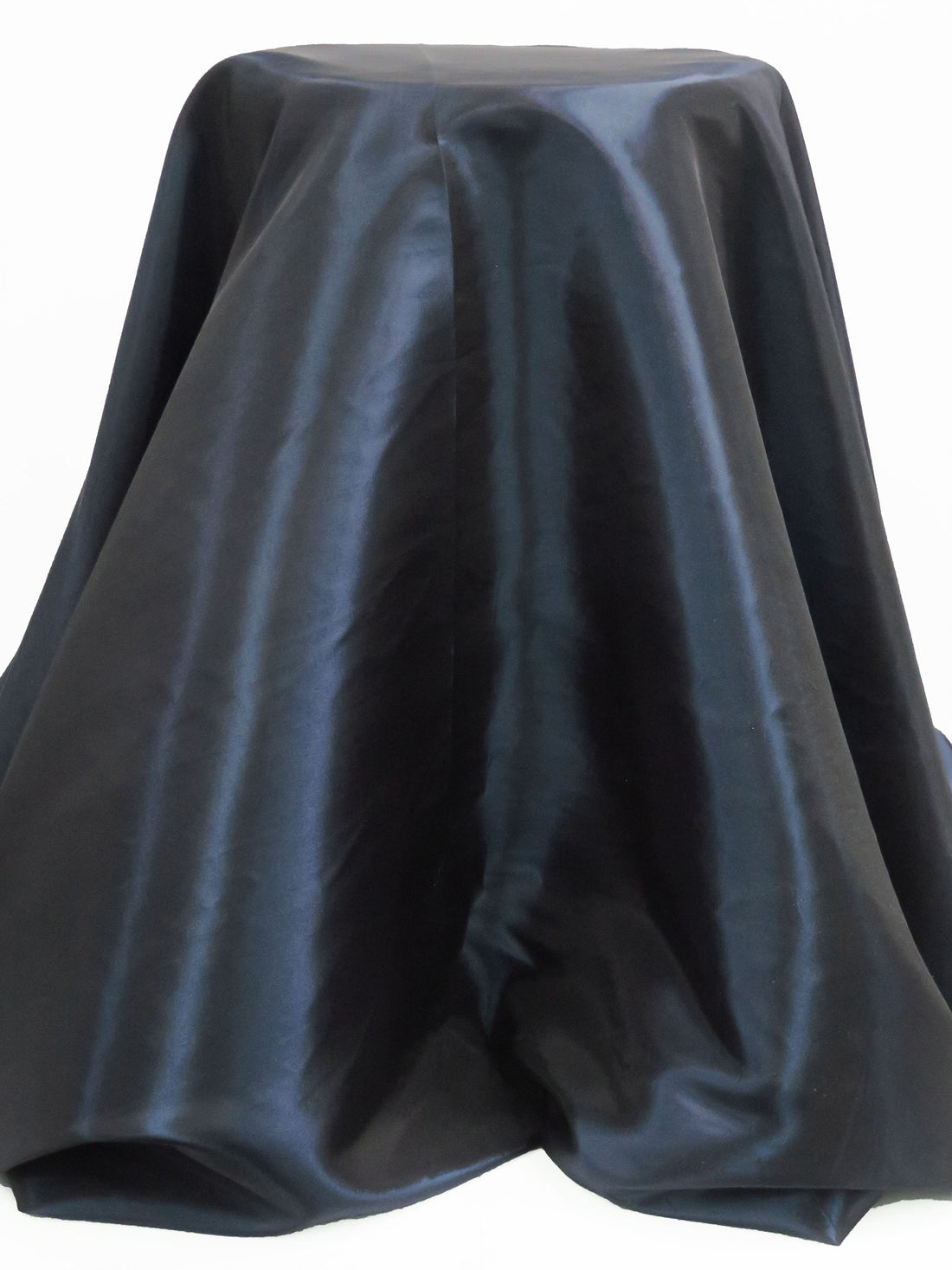 Midnight Navy 100% Polyester Iridescent Crinkle Taffeta 60W