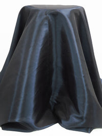 Midnight Navy 100% Polyester Iridescent Crinkle Taffeta 60W