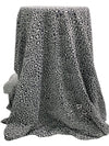 Bright Silver/Black Nylon/Lycra Animal Jacquard Open Weave Knit - Beyond Yoga - 50W