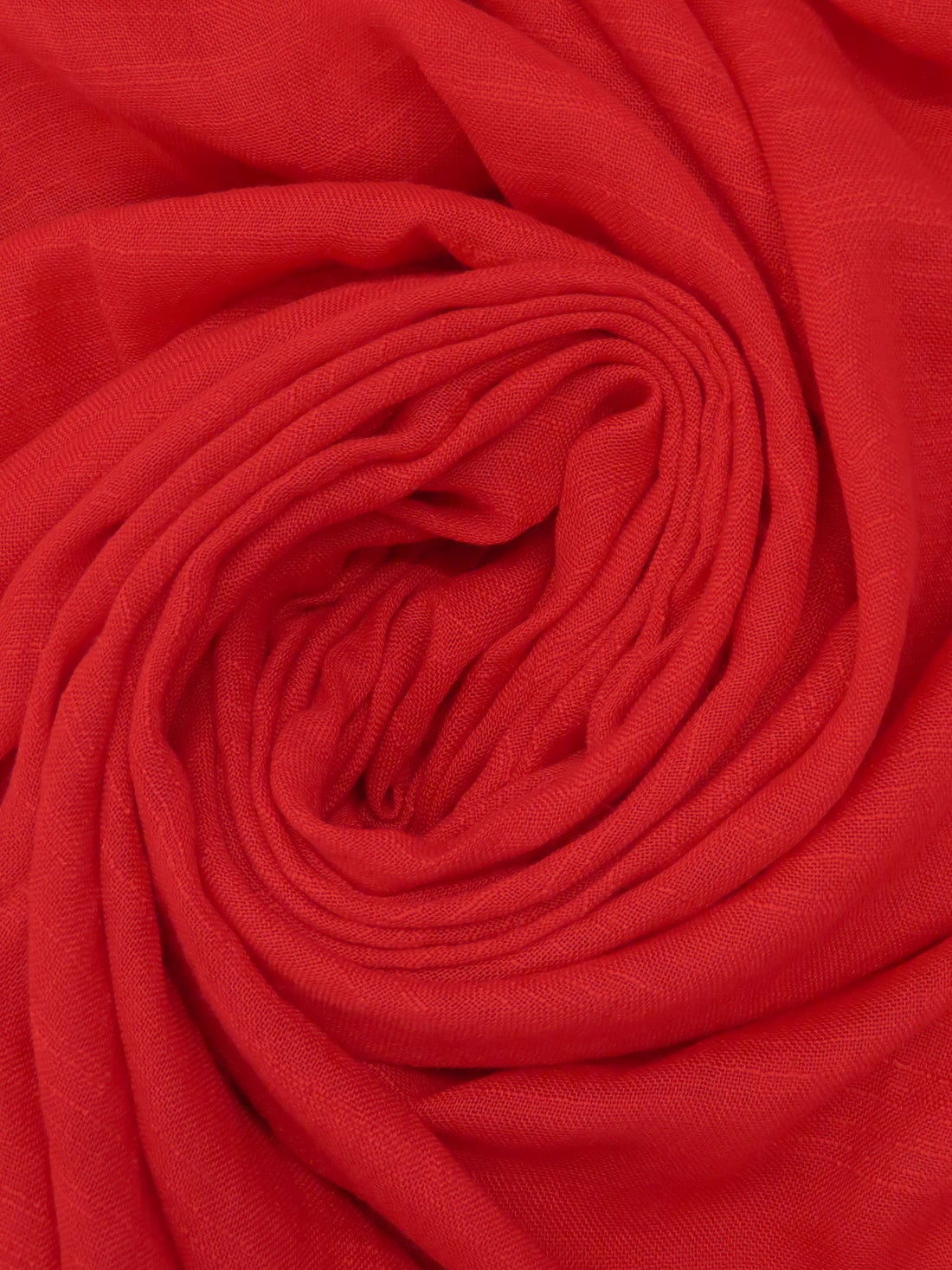 Chili Pepper Polyester/Rayon Slubbed Sheer Challis - Luxe Resort Designer - 60W